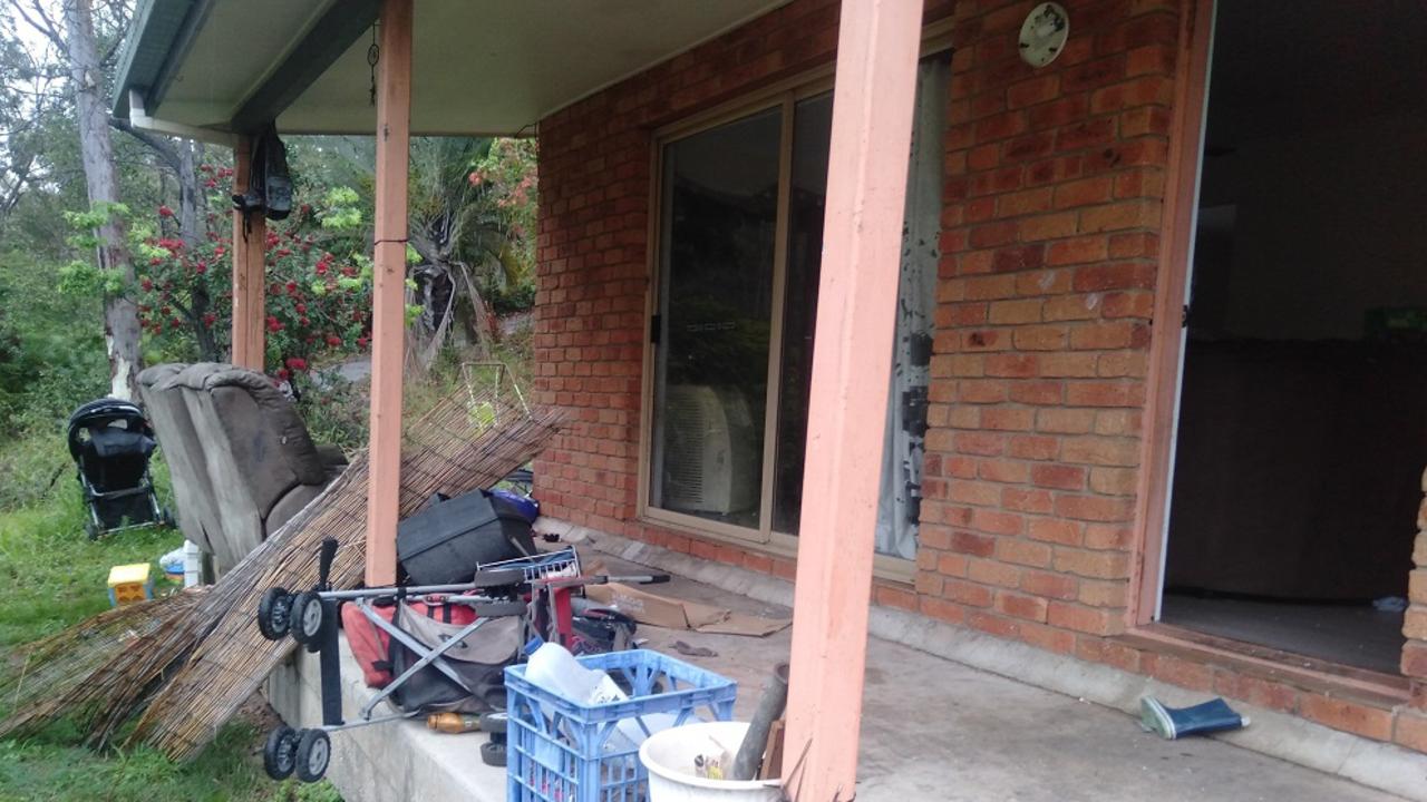 Front yard of Gladstone home left in shocking condition.