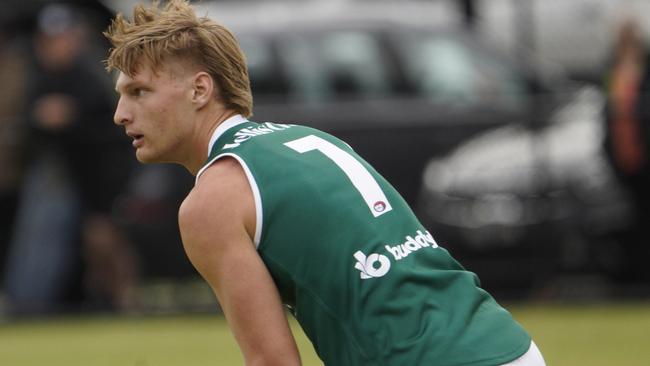 Angus Seivers in action for Greensborough. Picture: Valeriu Campan