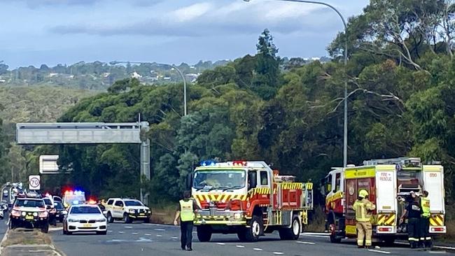 Emergency service were on scene. Picture: Ashleigh Tullis