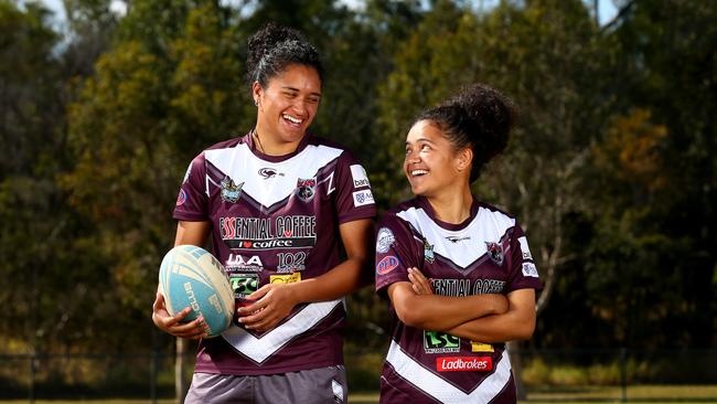 Bears sisters Zahara and Chante Temara. Picture: Adam Head