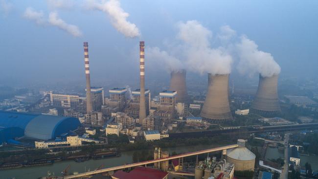 The Huaneng Power Plant in Huai'an City, in China's Jiangsu province. Picture: Getty