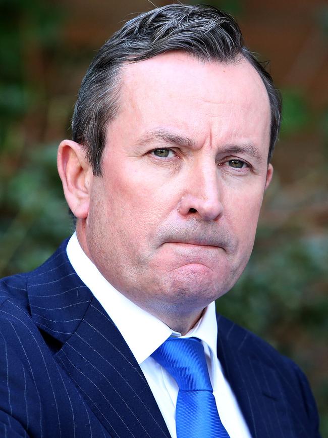 WA Premier Mark McGowan. Picture: Colin Murty