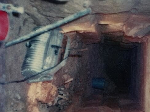 Never before seen images of the tunnel at Parramatta Jail during a foiled breakout in 1979.