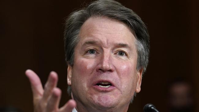 Supreme Court nominee Brett Kavanaugh testifies before the Senate Judiciary Committee on Capitol Hill in Washington.