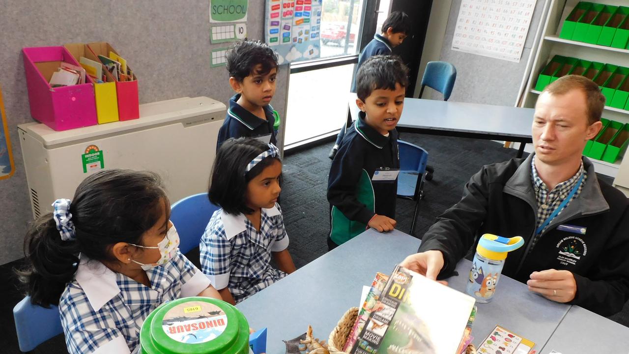 Glen Waverley prep students first day of school. Picture: Supplied.