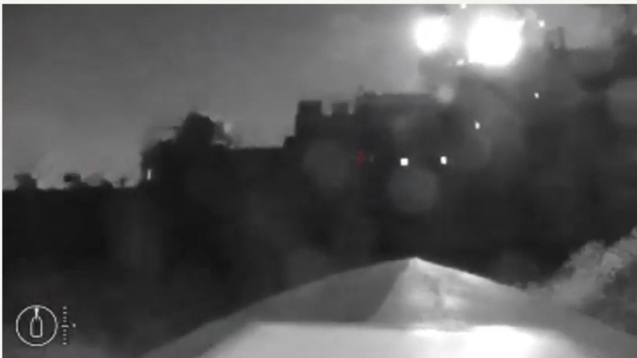 The moment right before the drone strikes the vessel. Picture: Twitter
