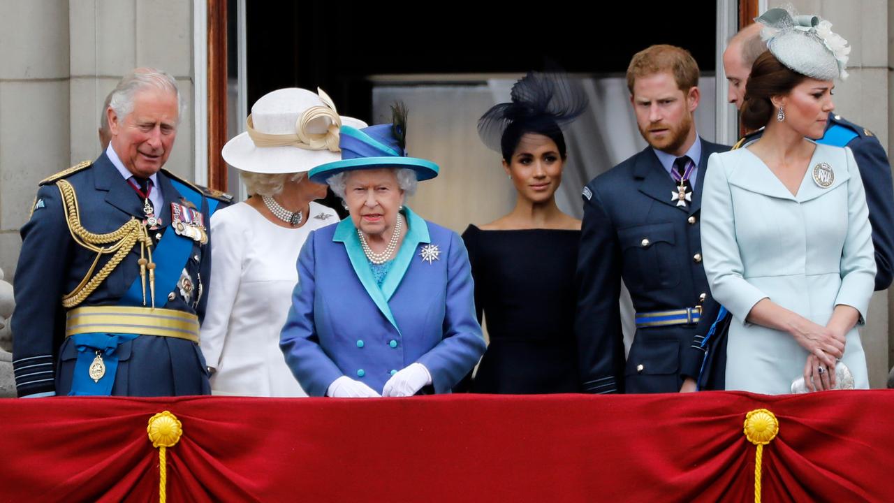 The Queen has given Harry and Meghan her blessing to spend more time in Canada. Picture: AFP/Tolga Akmen