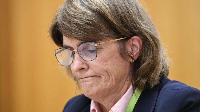 CANBERRA, AUSTRALIA  - NewsWire Photos - February 21, 2025:  Reserve Bank of Australia Governor, Michele Bullock appears before the House Economics Committee at Parliament House in Canberra. Picture: NewsWire / Martin Ollman