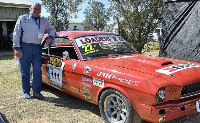 MAGIC MIKE: Founder of the Leyburn Sprints Mike Collins prepares for another year of racing. Picture: Paige Ashby