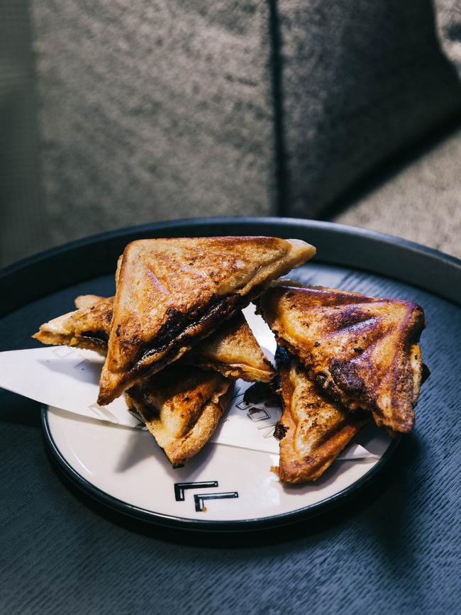 Truffle toasty at Lord Lygon wine bar.