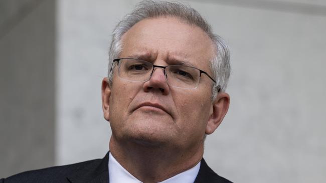 Prime Minister Scott Morrison is leading a government with no conservative agenda. Picture: NCA NewsWire/Martin Ollman