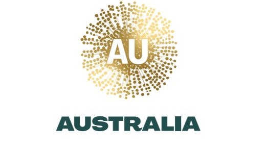 Australia's new 'Nation Brand' mark, a wattle flower, as designed by Australia's Nation Brand Advisory Council. Picture: Austrade