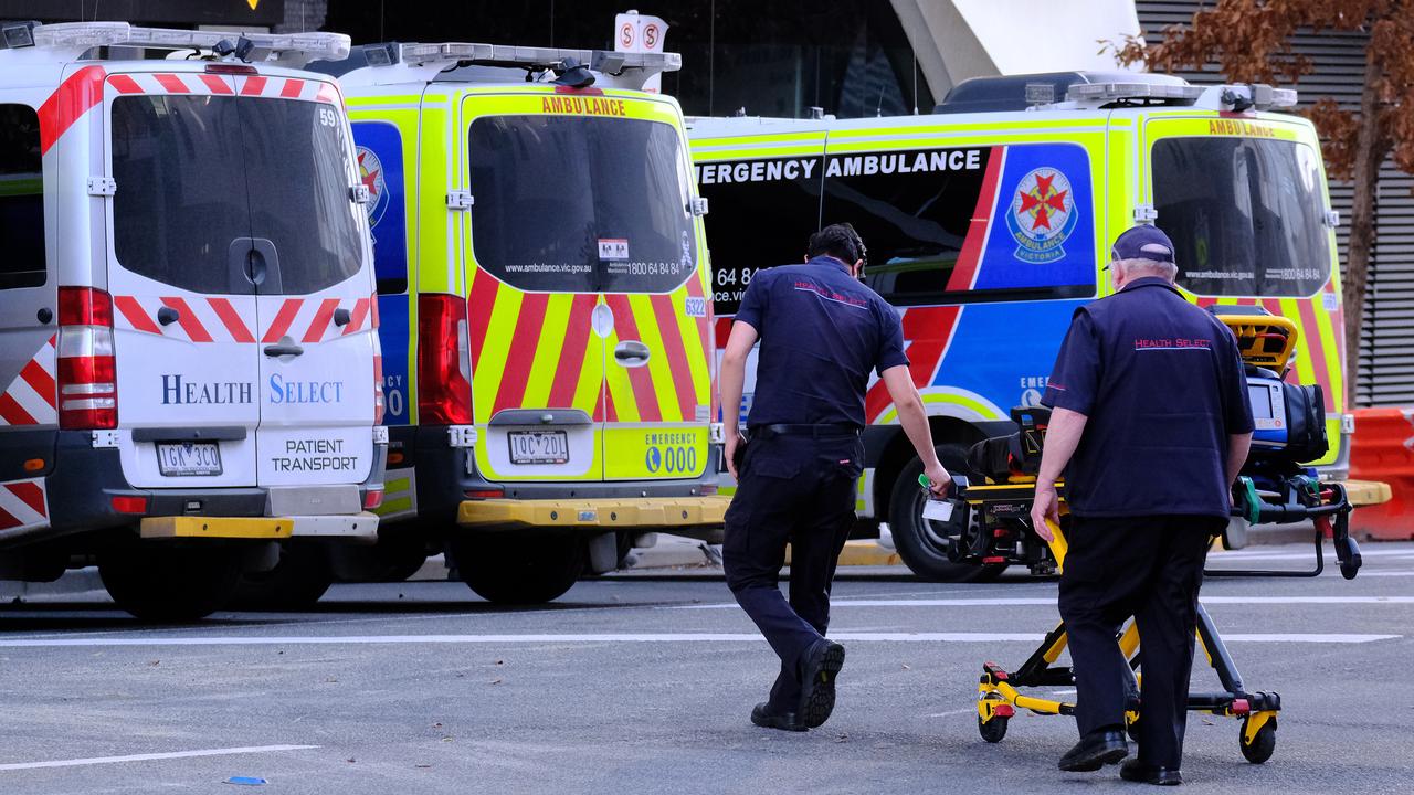 Victoria’s Covid hospitalisation numbers have risen by more than 50 per cent in the last two weeks. Picture: NCA NewsWire / Luis Enrique Ascui