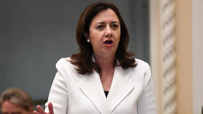 Premier Annastacia Palaszczuk says complacency is one of two enemies in the battle against COVID-19: Picture: Dan Peled