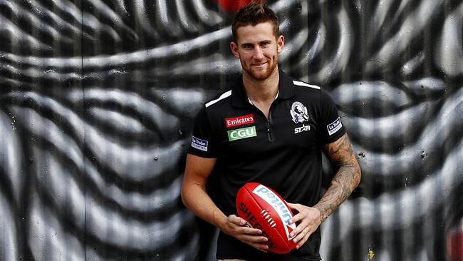 Jeremy Howe has a new lease of life at Collingwood. Picture: Wayne Ludbey