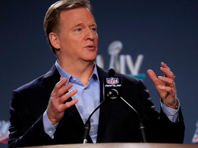 Goodell believes sport streaming partners should not only be determined by the size of the rights fee. Picture: Cliff Hawkins/Getty Images