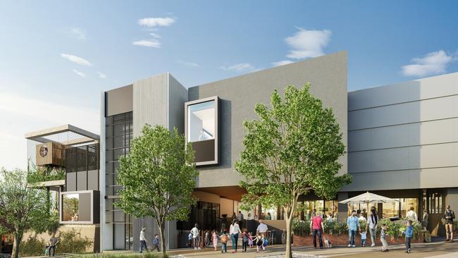 A revamped entry is planned as part of the $15 million Mountain High Shopping Centre redevelopment in Bayswater. Picture: Supplied.