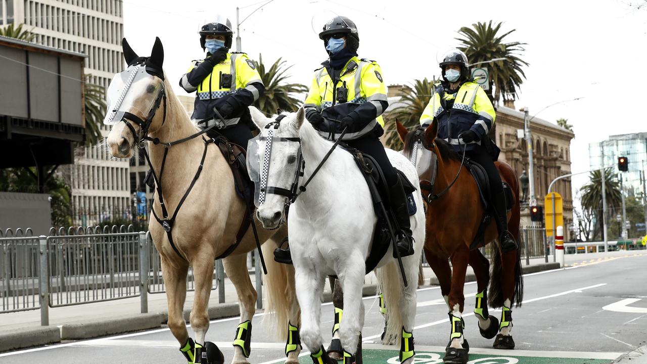 Over the course of lockdowns in Victoria, 40,843 fines were issued for Covid-related breaches. Picture: Getty Images