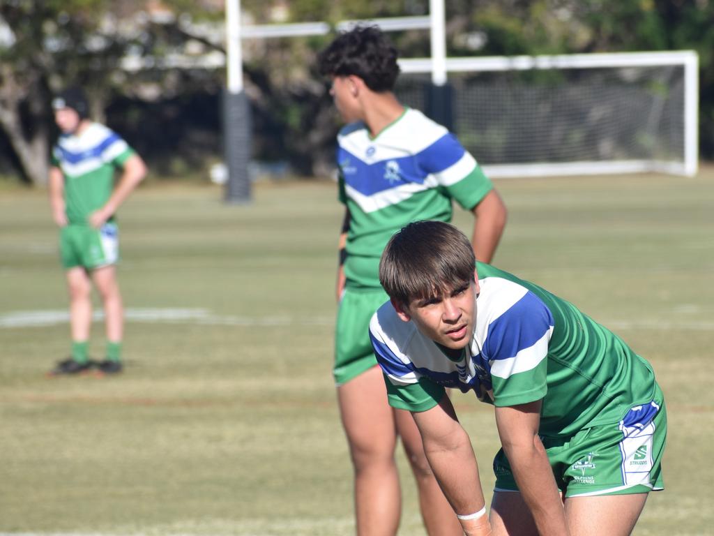 Dolphins Challenge Round 3, The Cathedral College versus St Brendan's College, at Kettle Park, Rockhampton, on June 11, 2024.