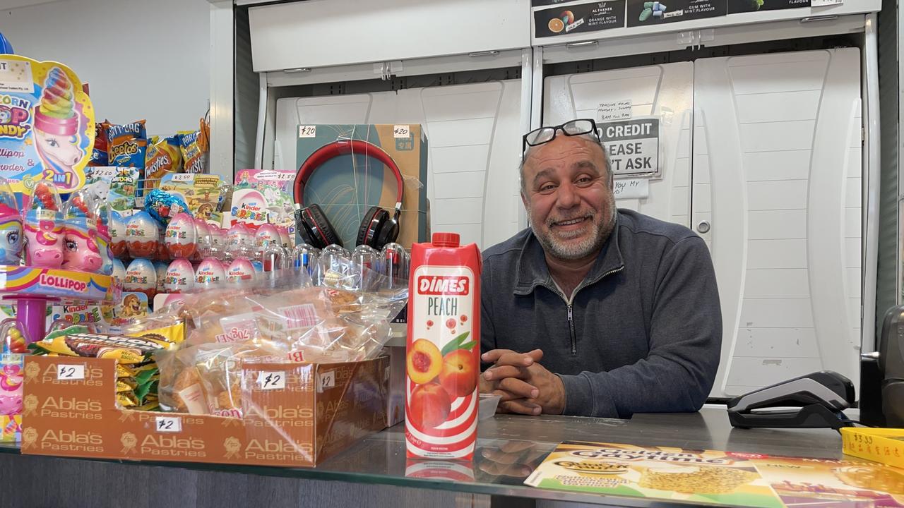 Shop 10 Grocery Store owner Mohamed Al Kadhimi.