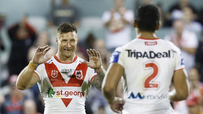 The Dragons had a win in round six. (Photo by Mark Evans/Getty Images)