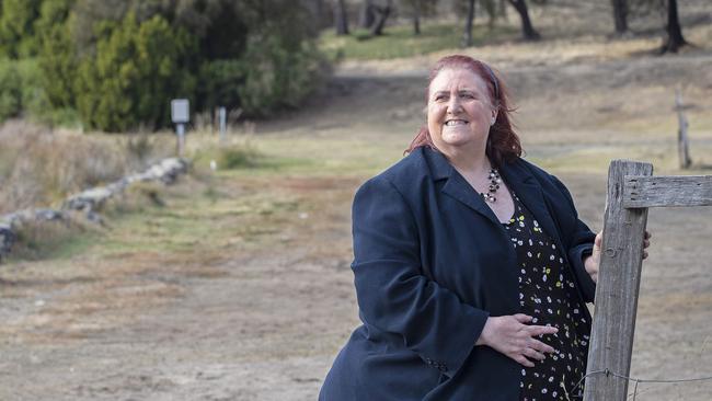 Glenorchy City Alderman Jan Dunsby at Berriedale. Picture: Chris Kidd