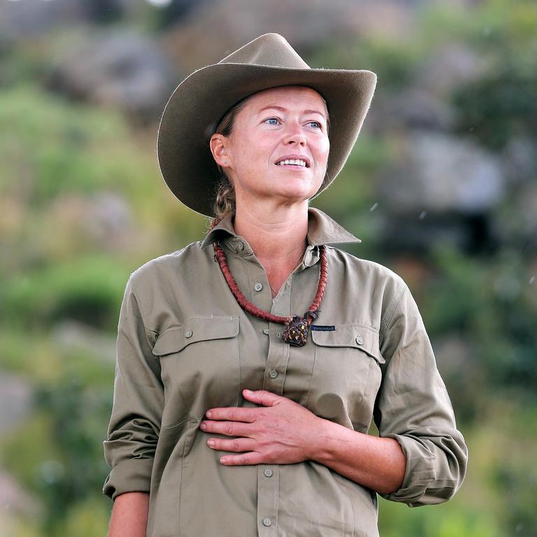 Taylor opened up about her exit from the industry when she competed on I’m A Celeb. Picture: Nigel Wright