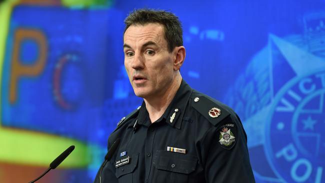 Road Policing Acting Assistant Commissioner Justin Goldsmith described the scene which emergency services responded to as ‘incredibly confronting’. Picture: NCA NewsWire / Nicki Connolly