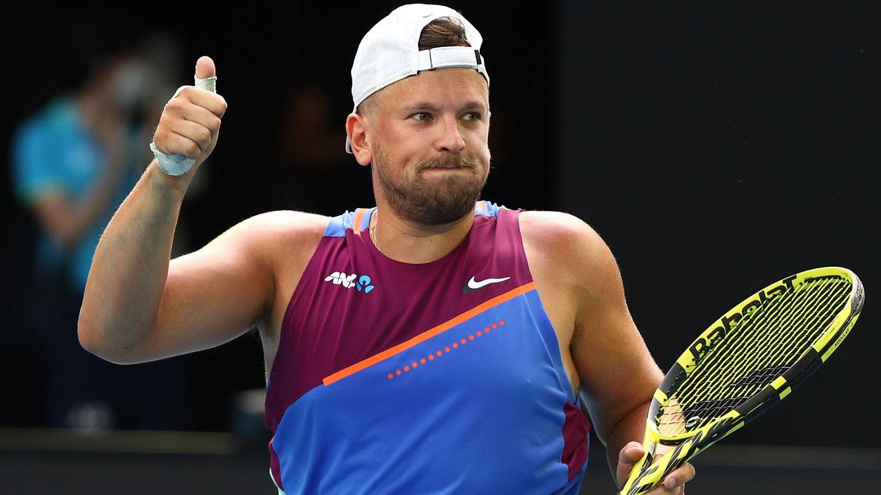 Dylan Alcott. Photo by Aaron FRANCIS / AFP.