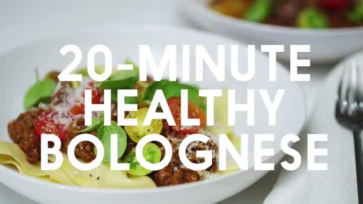 20-minute healthy bolognese