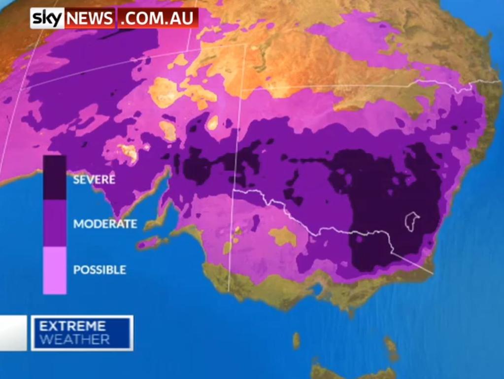 Frost is forecast in the Northern Territory on Thursday. Picture: Sky News