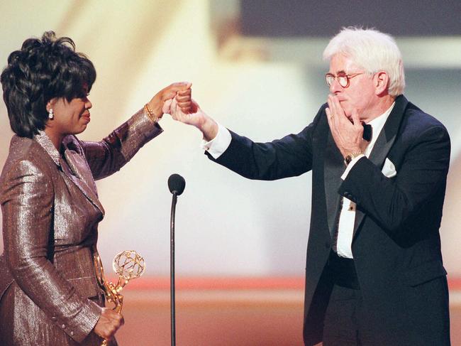 Oprah Winfrey said “there wouldn’t have been an Oprah show without Phil Donahue”. Picture: Supplied