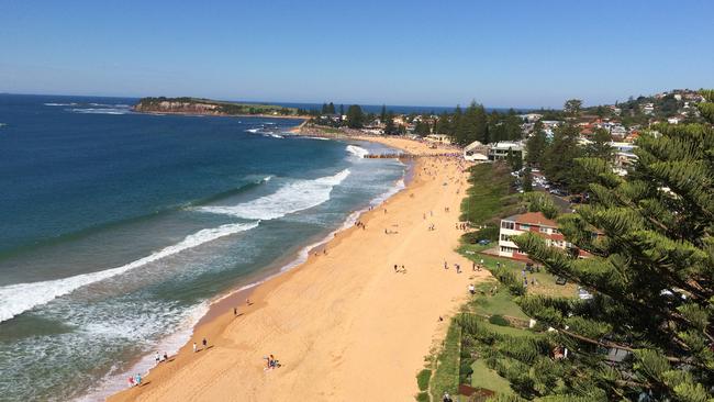 Generic picture of Collaroy Beach from Flight Deck. 25.4.2015. Picture: John Morcombe