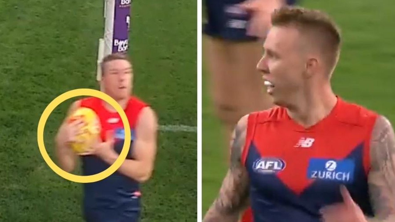 Melbourne forward Tom McDonald has been accused of “unadulterated theft” after robbing a Demons teammate of a certain goal.