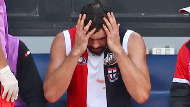 Paddy McCartin has suffered repeated head knocks. Picture: Getty Images 