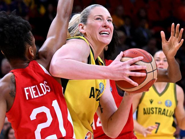 Lauren Jackson could still add another chapter to her remarkable international career. Picture: AFP