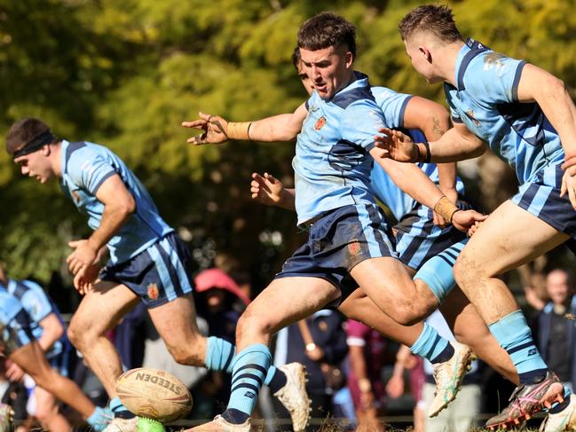 NSW CHS under-18 boys in action at the ASSRL Nationals. Picture: Darrell Nash/NashysPix