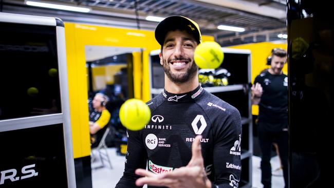 Formula 1 driver Daniel Ricciardo in a scene from the documentary series Formula 1: Drive to Survivor. Picture: Netflix