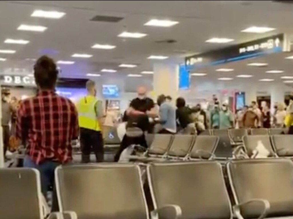 American Airlines Passenger Brawl At Miami Airport | Video | News.com ...