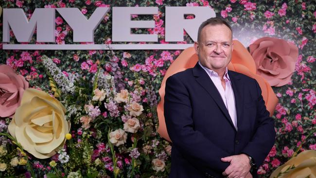 Myer CEO John King. Picture: Stefan Postles