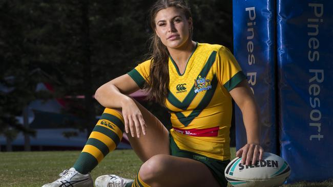 Jillaroo Jessica Sergis is hopeful of facing the Warriors this weekend. Picture: Nigel Hallett