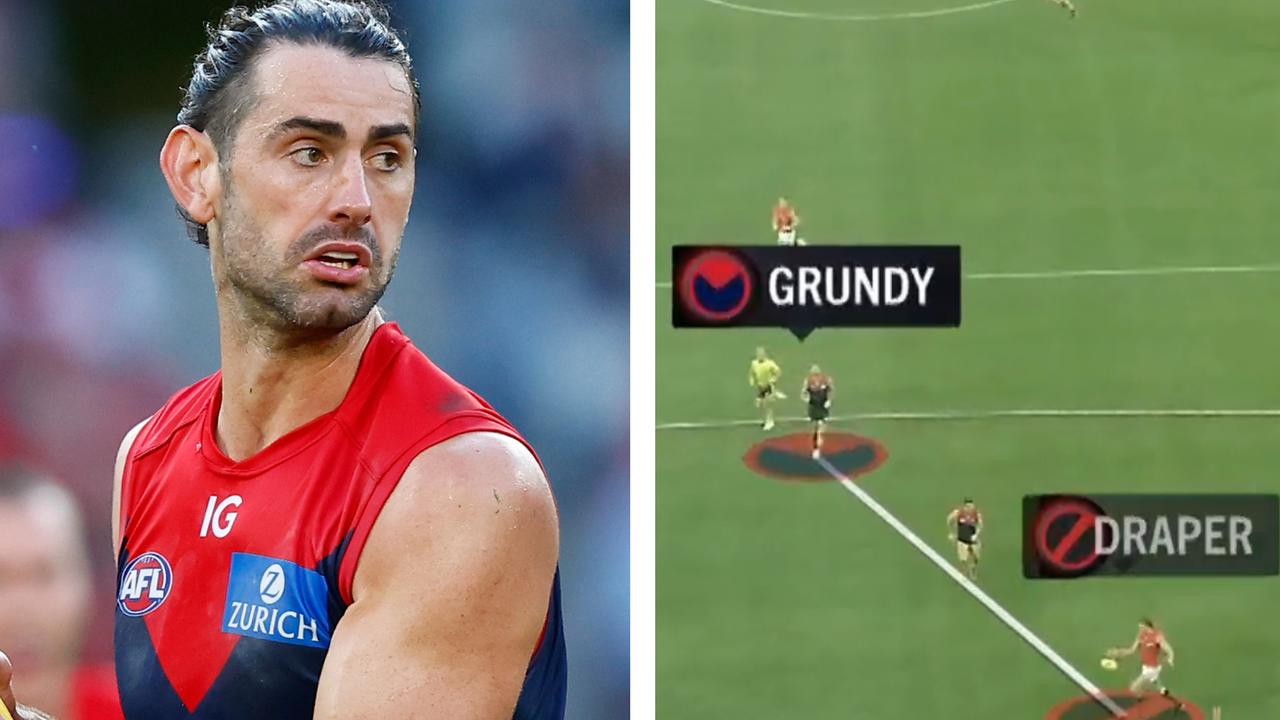 Grundy's defensive efforts against Essendon have come under the microscope.