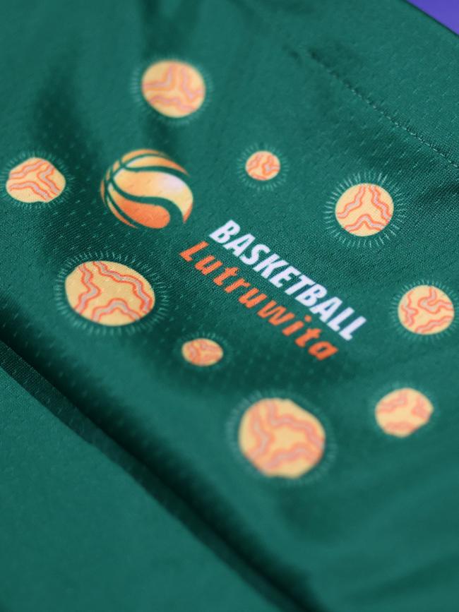 Basketball Tasmania's new Indigenous logo.