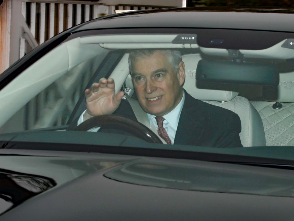 Britain's Prince Andrew leaves his home in Windsor. Picture: AJM IMAGES / BACKGRID