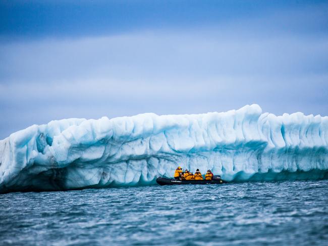 Cruising on a zodiac is an unforgettable experience.