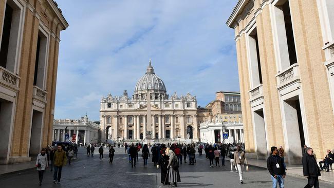 The St. Peter's Basilica in the Vatican. Picture: AFP