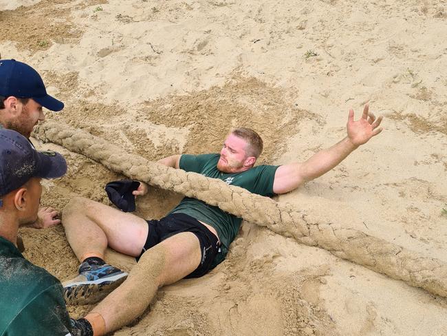 Storm player Josh King at the training camp. Picture: Supplied