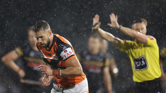 Brent Naden is facing a four-game ban for the tackle which landed him in the sin-bin. Picture: Getty