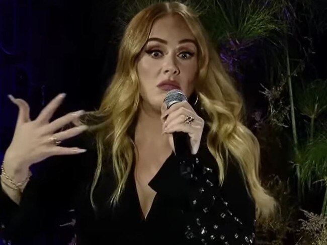 Adele made the revelation during a fan Q&amp;A.