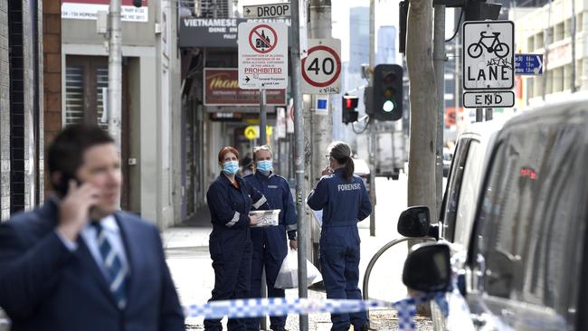 A 12-year-old girl, accused of murdering a 37-year-old woman in Footscray, has been granted bail from custody and moved to a secure residential unit. Picture: Andrew Henshaw